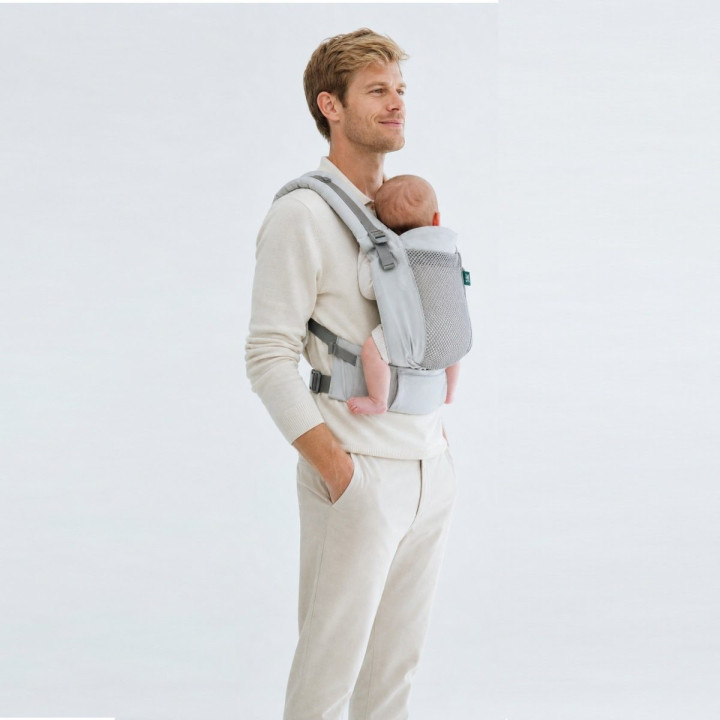 Meilleur Porte-bébé physiologique ONE Evo Silver - Love & Carry