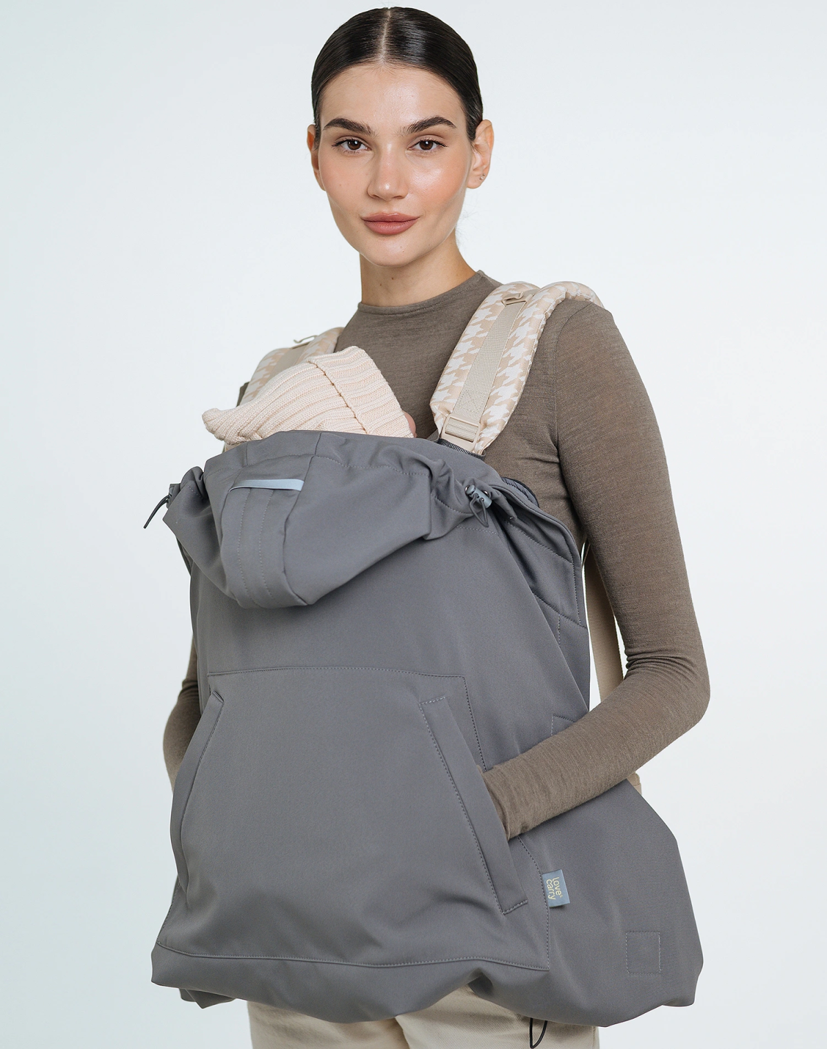 Couverture de portage Softshell V3 grise Love & Carry