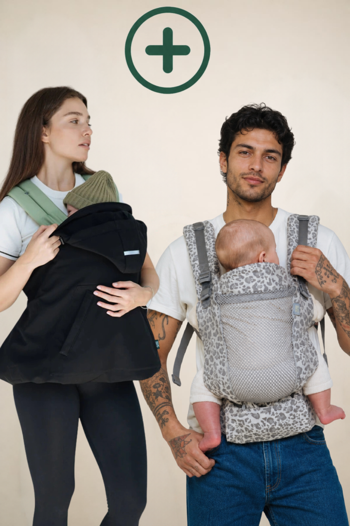 Pack Hiver ONE EVO Leo— Porte-bébé et couverture Noire
